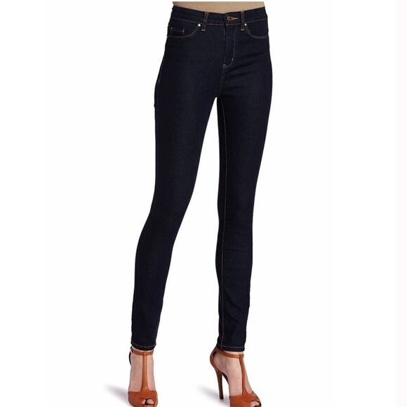 NWT Blank NYC High Waist Stretch Ankle Skinny Jeans Dark Wash - Picture 2 of 11